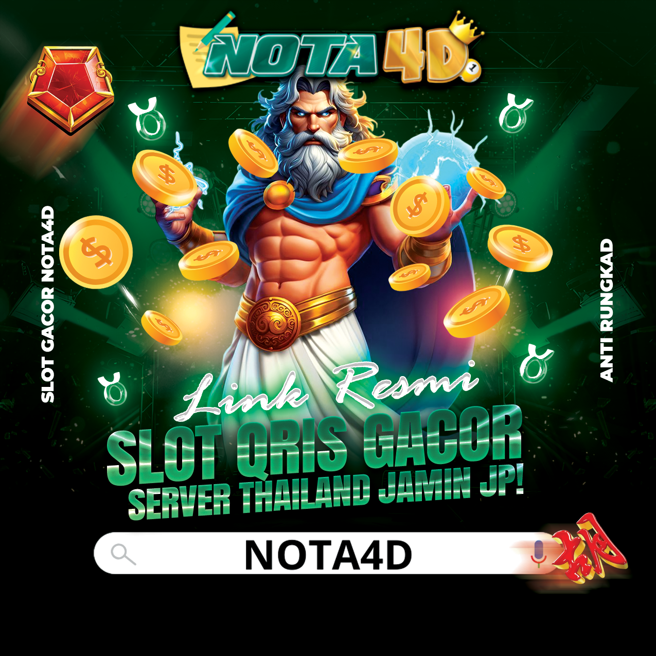 Nota4D Link Resmi Slot QRIS Paling Terpercaya Server Thailand Jamin Menang Hari Ini