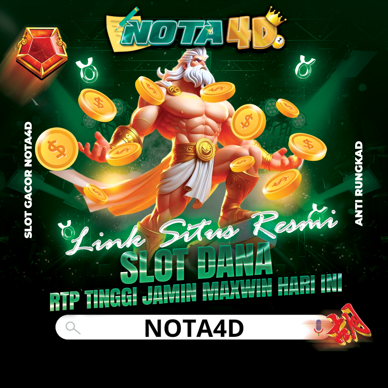 Nota4D Link Situs Resmi Slot Dana Terpercaya dengan Bonus Melimpah