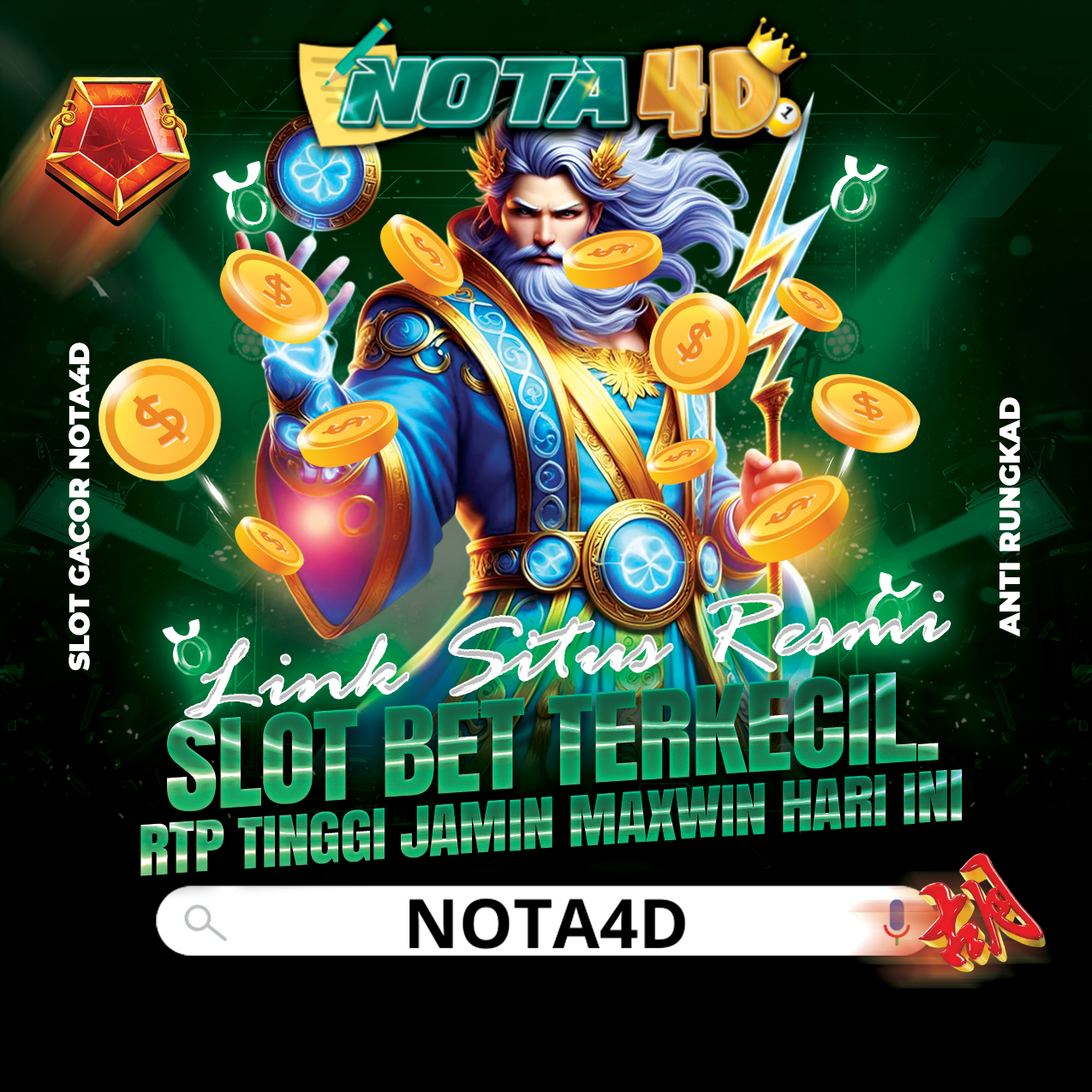 Link Daftar Slot Resmi Bet Terkecil Hanya Di Nota4D