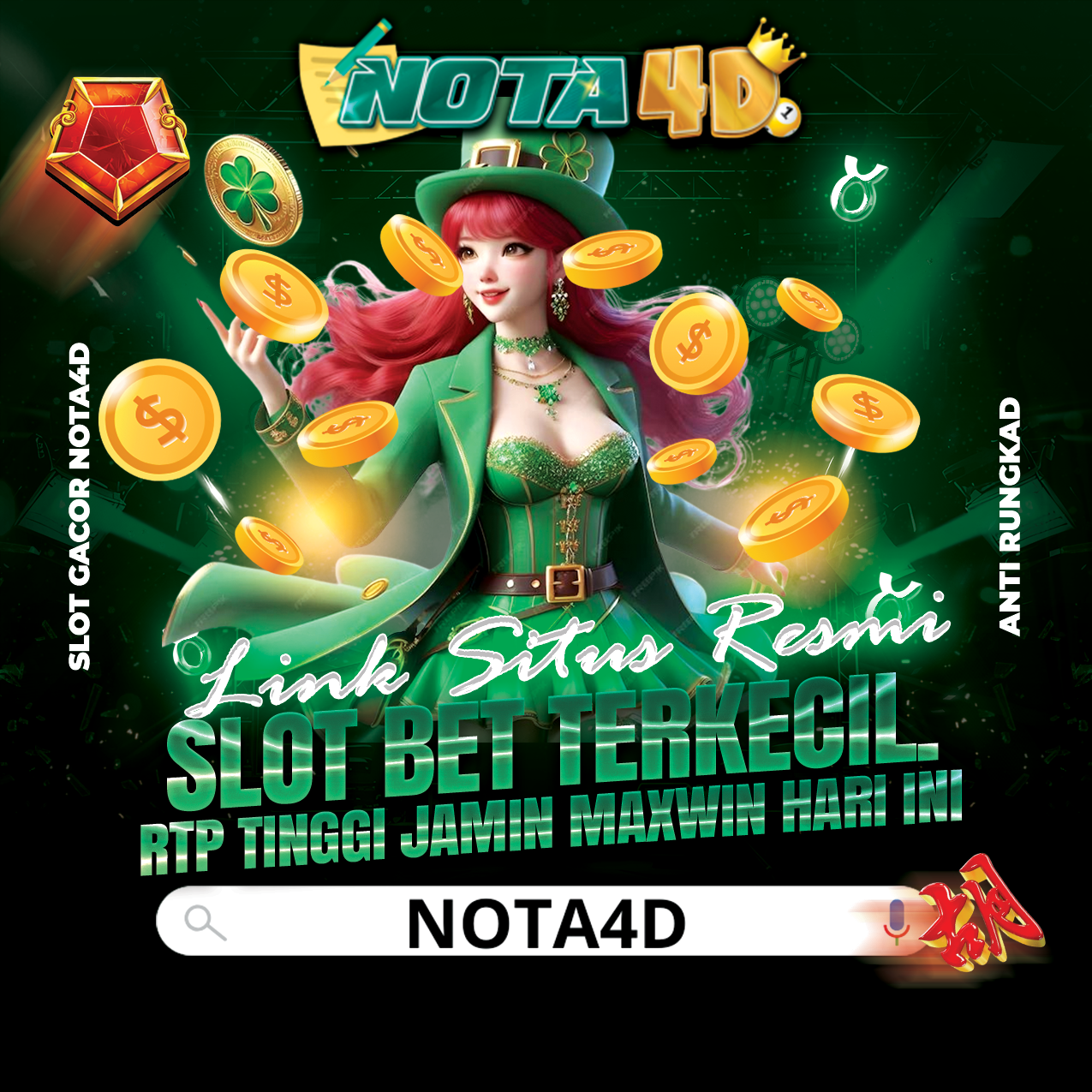Nota4D: Link Agen Resmi Slot Bet Kecil Pasti Untung